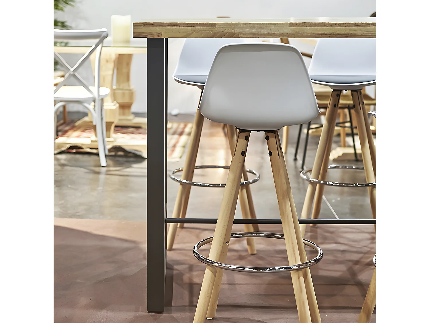 Pack de 2 taburetes Suede