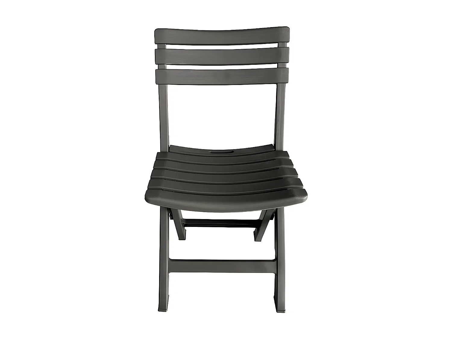 Pack De 2 sillas De Plástico Plegables Komodo Antracita