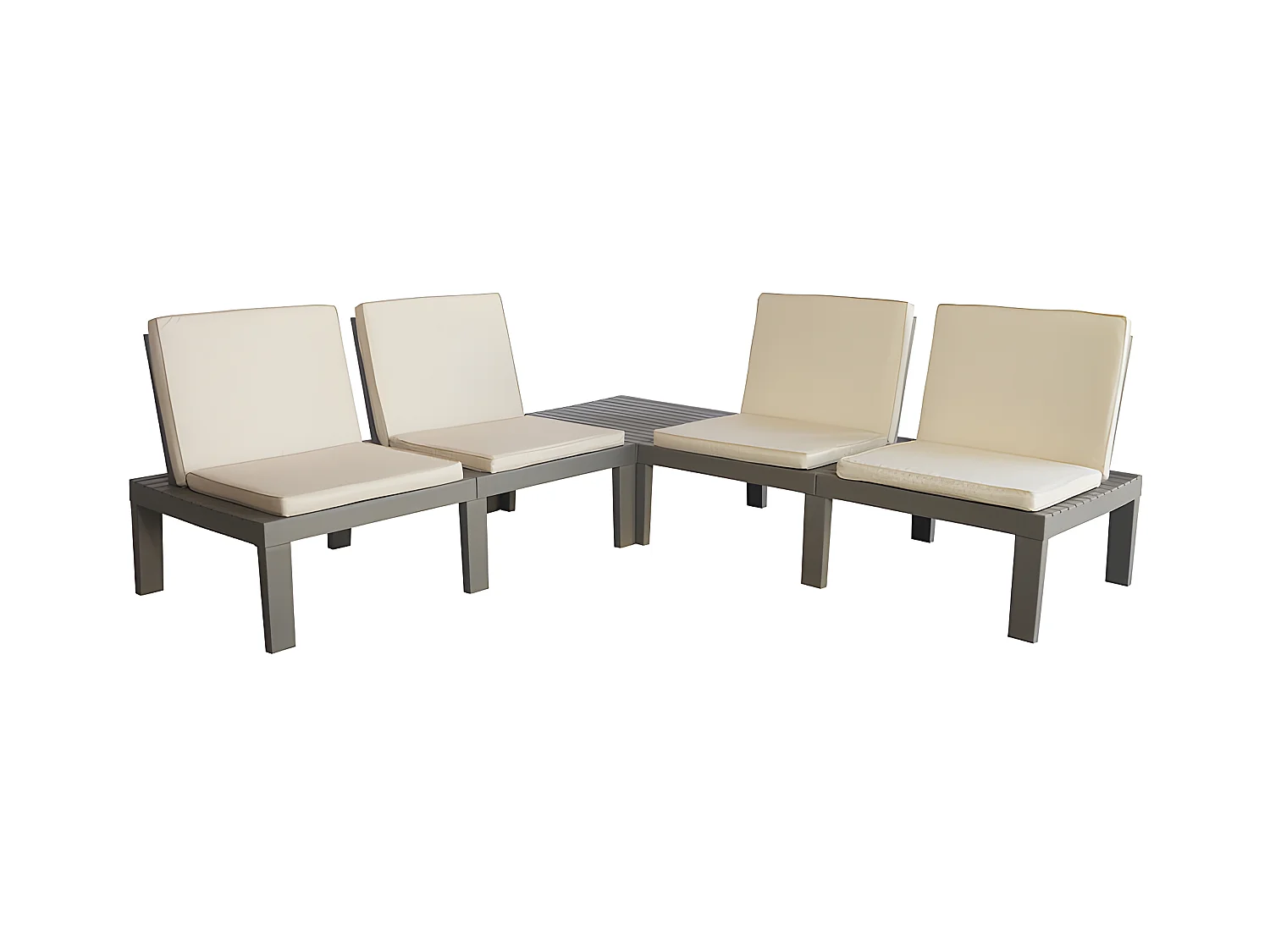 Conjunto De Jardín Molok Taupe