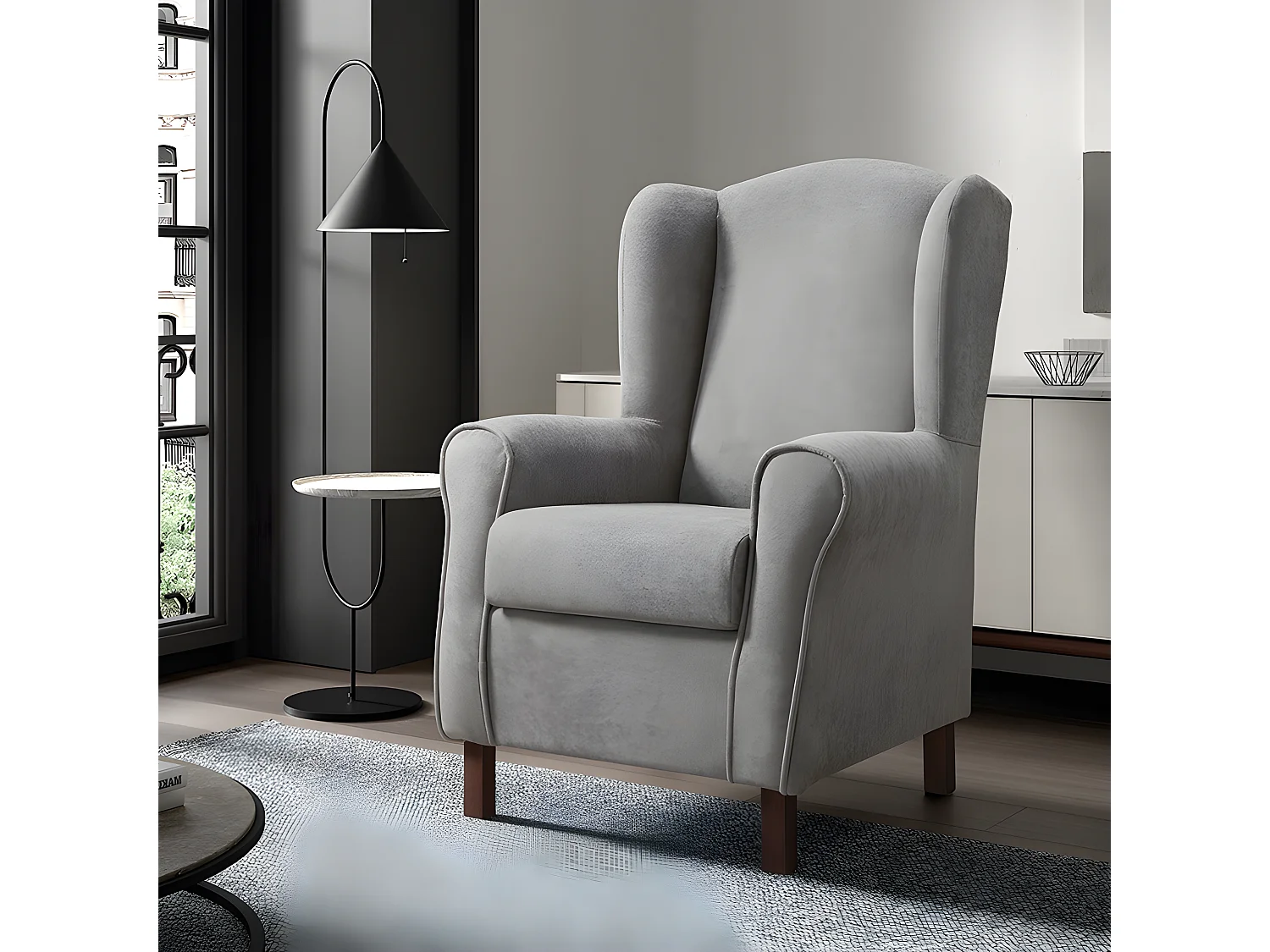 Sillón fijo Simphony Gris