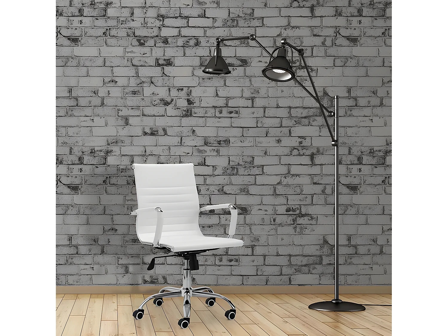 Silla de oficina Lucy Blanca