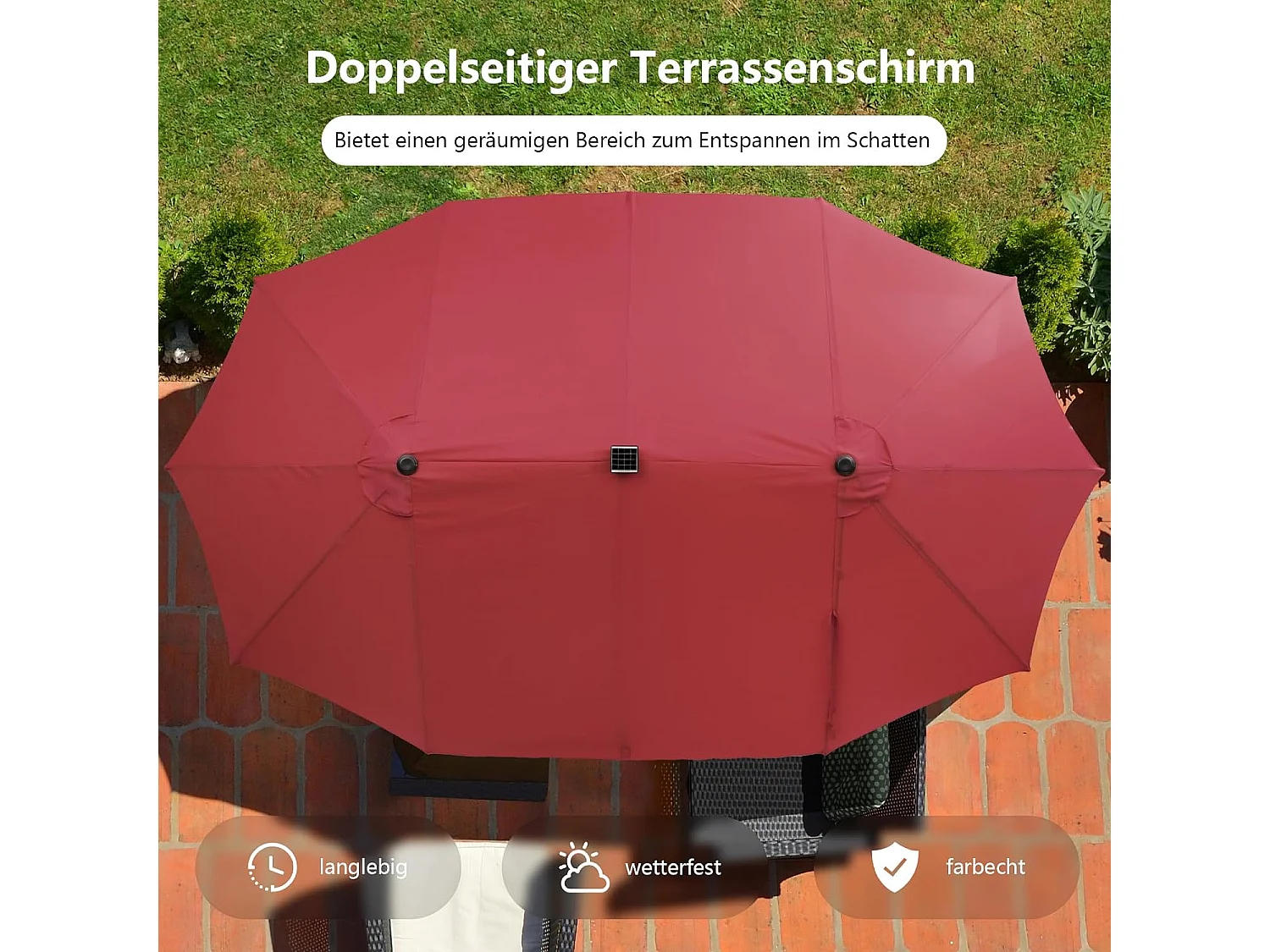 Doppelsonnenschirm ZB33580