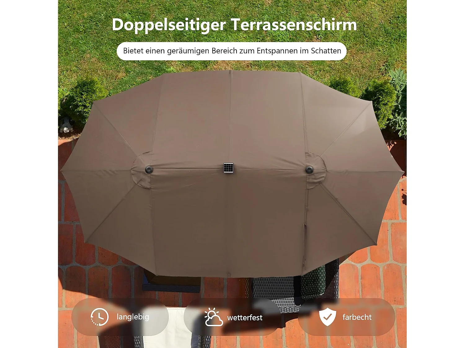 Doppelsonnenschirm ZB33580