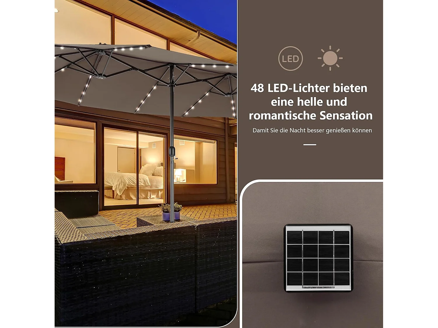 Doppelsonnenschirm ZB33580