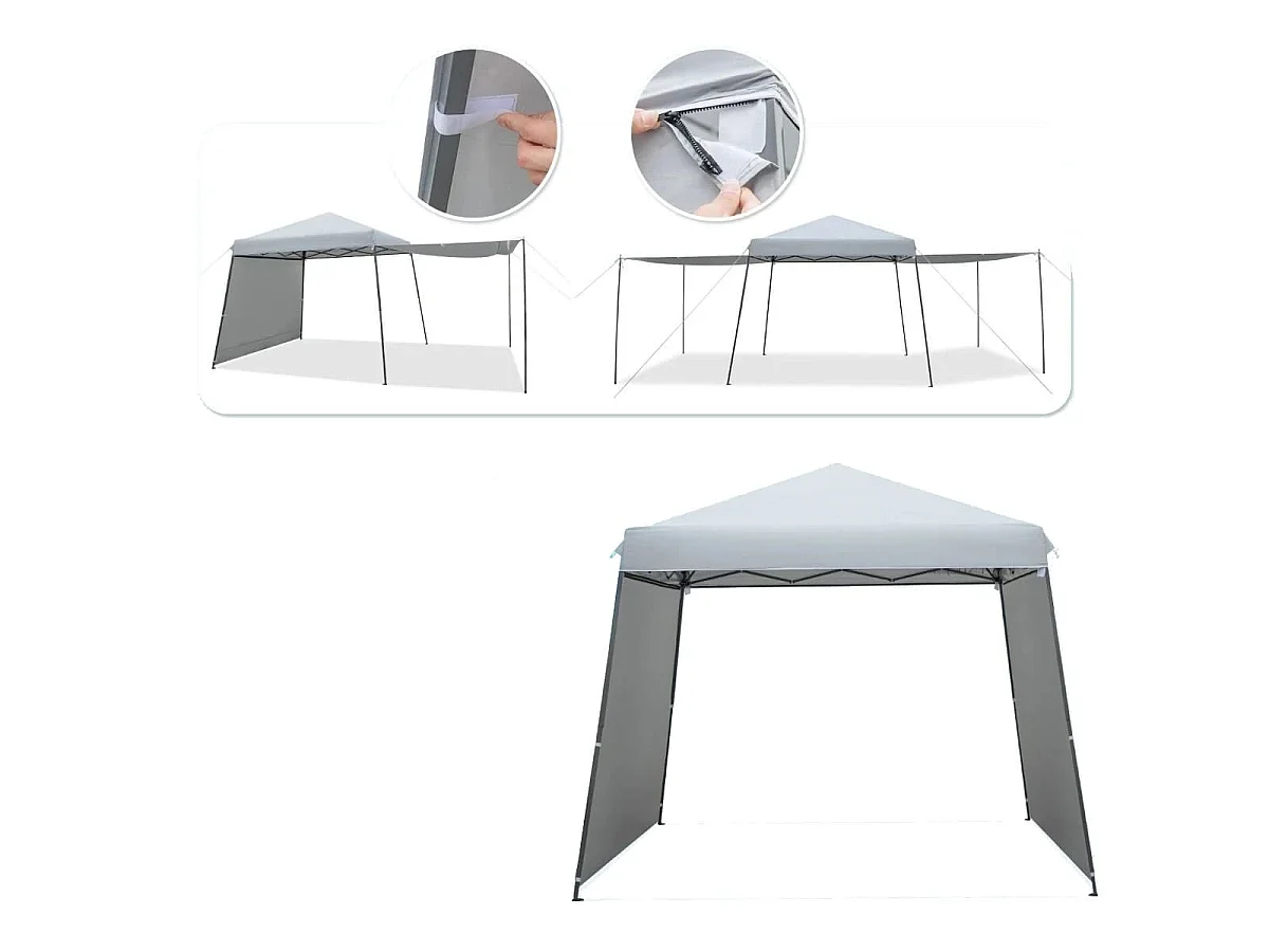 Pavillon de jardin pliable avec sac de transport