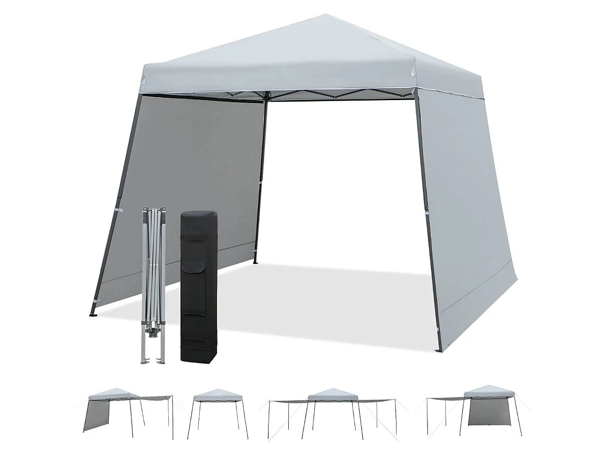 Pavillon de jardin pliable avec sac de transport