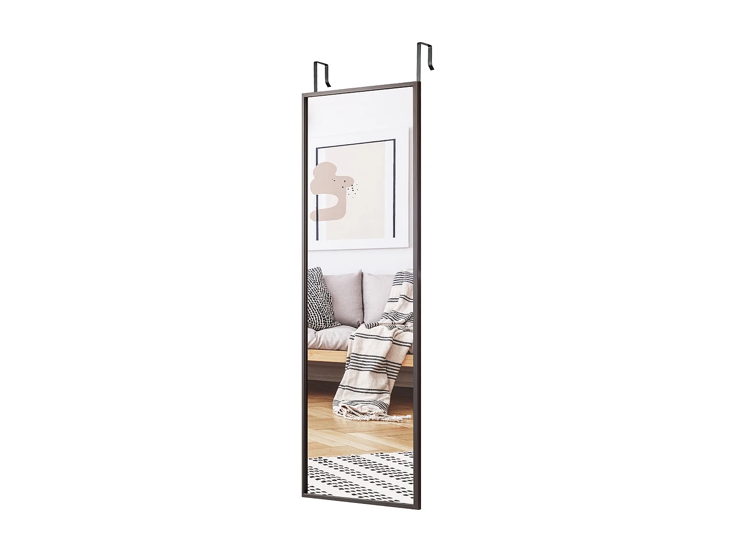 Wandspiegel mit Hängehaken