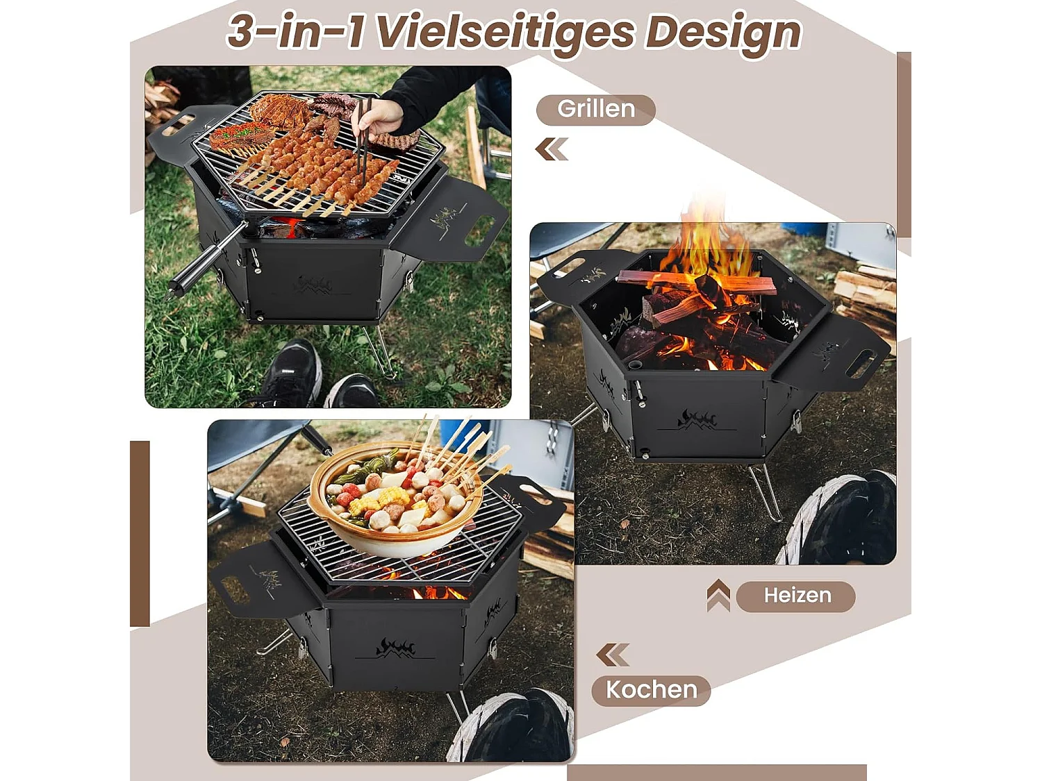Holzkohlegrill ZB33671