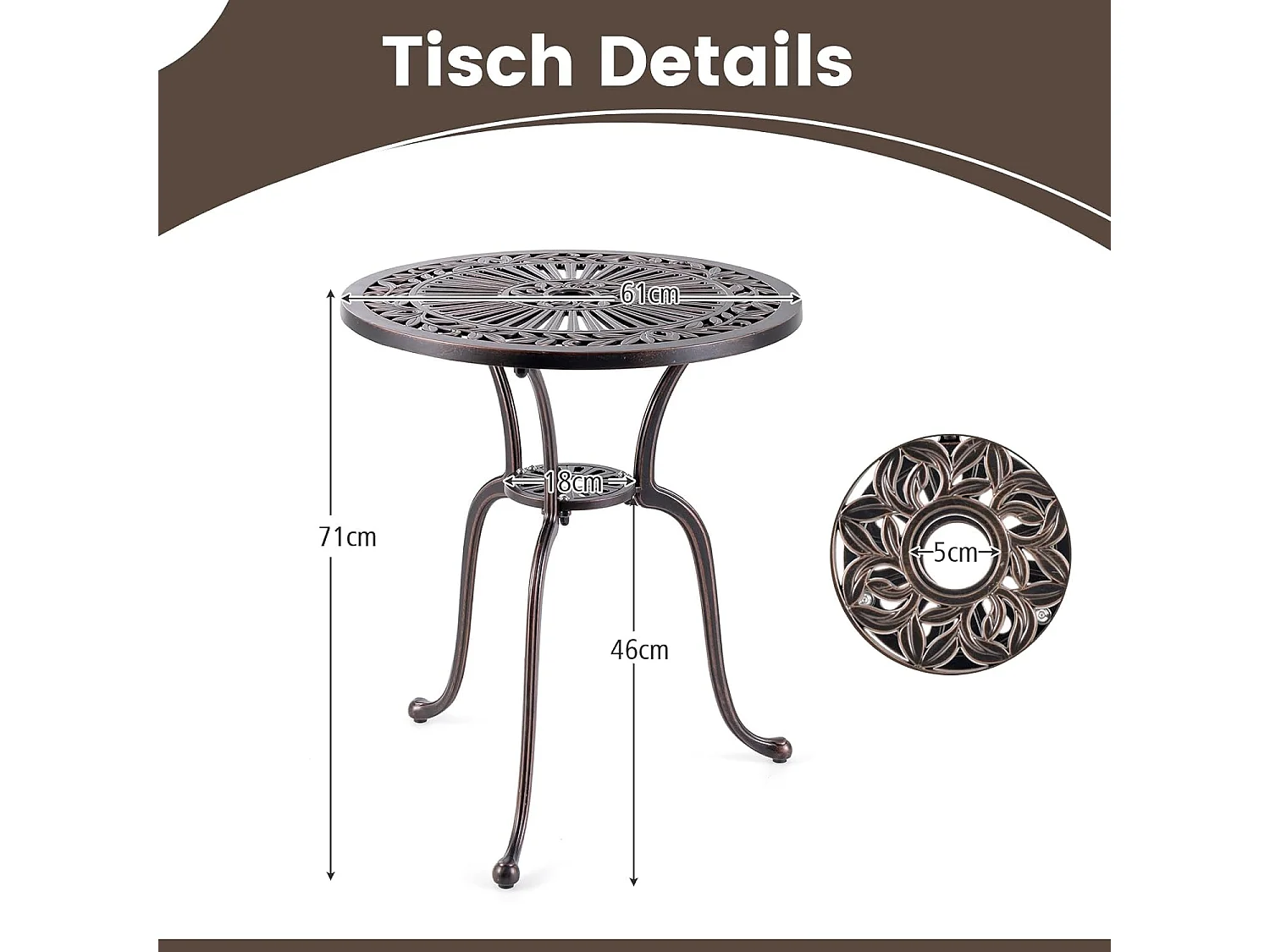 Gartentisch ZB33696IZDE