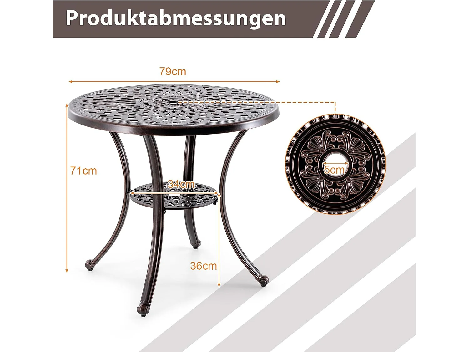 Gartentisch ZB33695IZDE