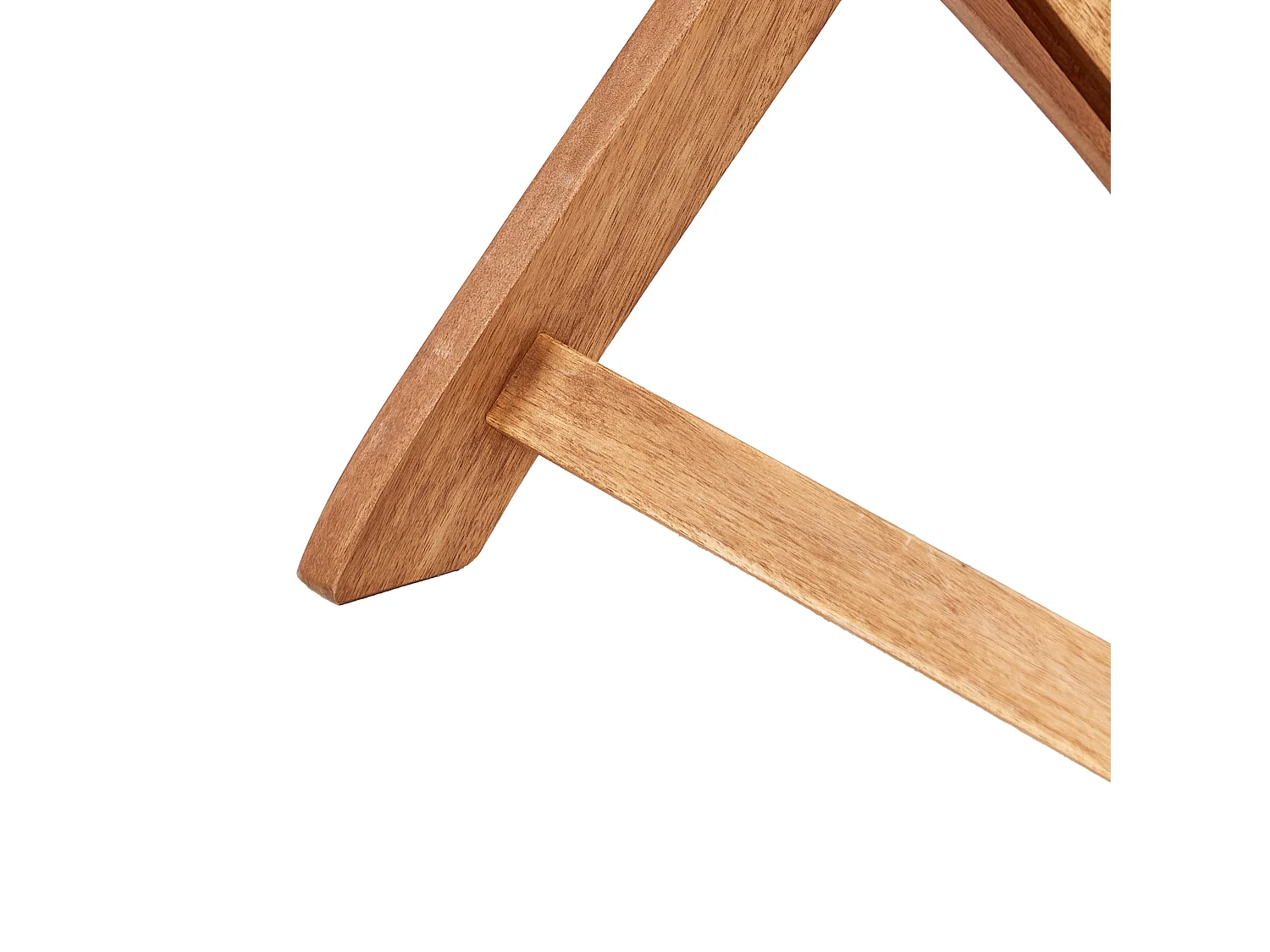 Gartenstuhl 2er Set Akazienholz heller Holzfarbton klappbar mit Auflagen Maui II