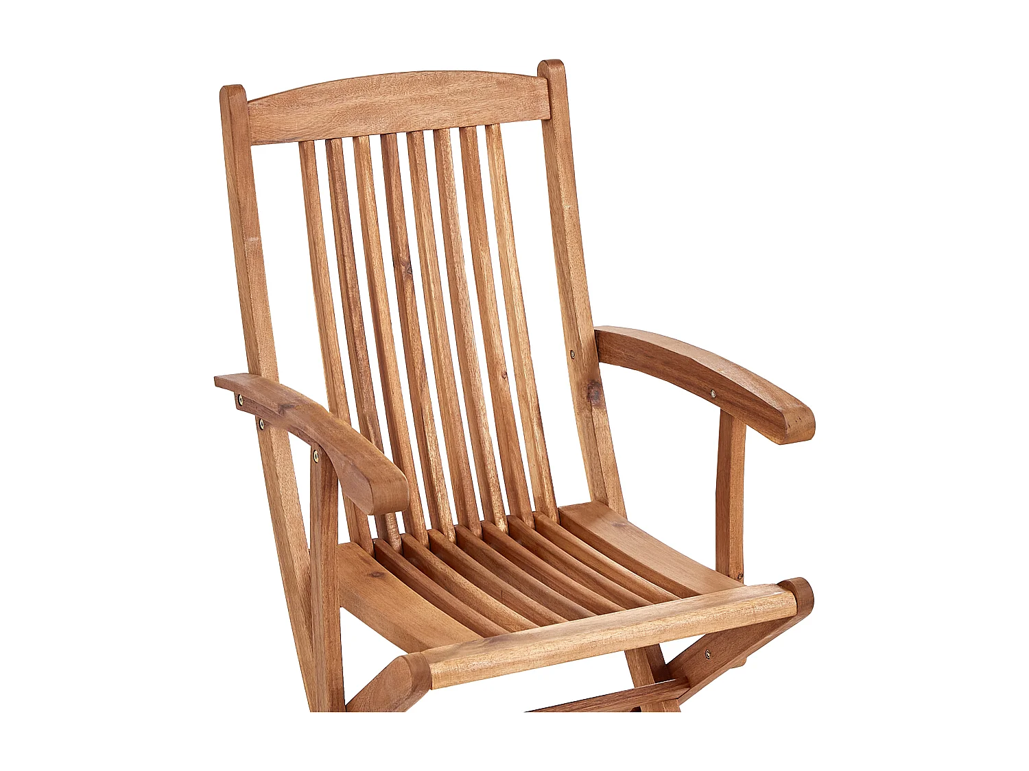 Set van 2 stoelen met zitkussen MAUI II Acaciahout Blauw