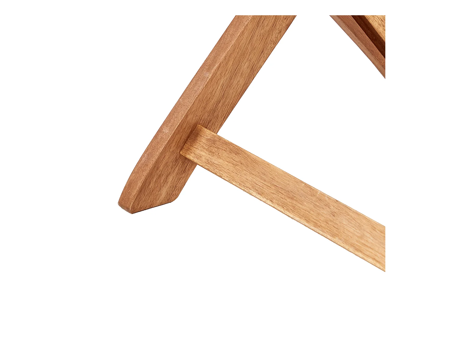 Gartenstuhl 2er Set Akazienholz heller Holzfarbton klappbar mit Auflagen Maui II