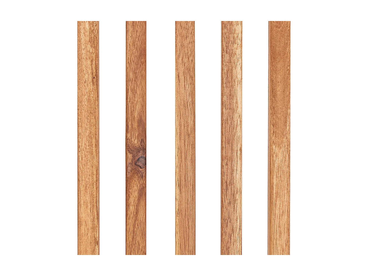 Set di 2 sedie da giardino con cuscini MAUI II Legno d'acacia Multicolore