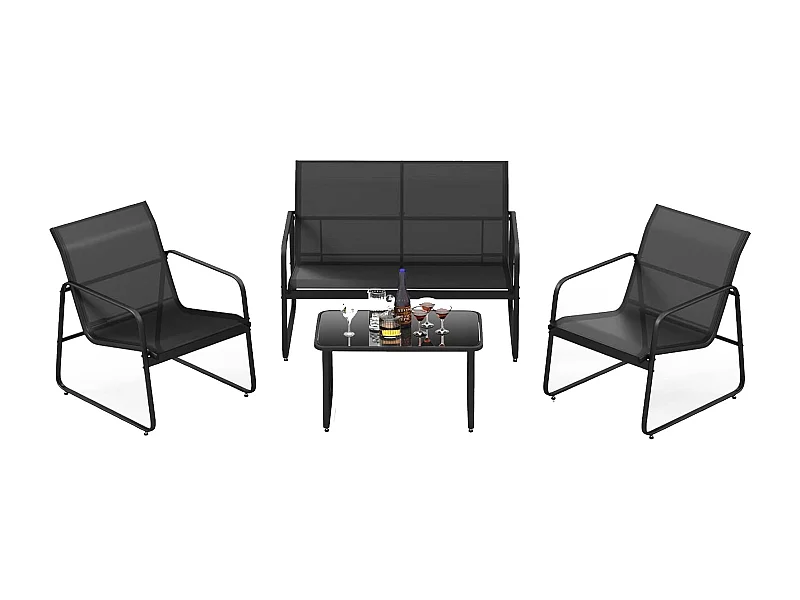 Gartenmöbel Set ZB33260NWDE (4-teilig)