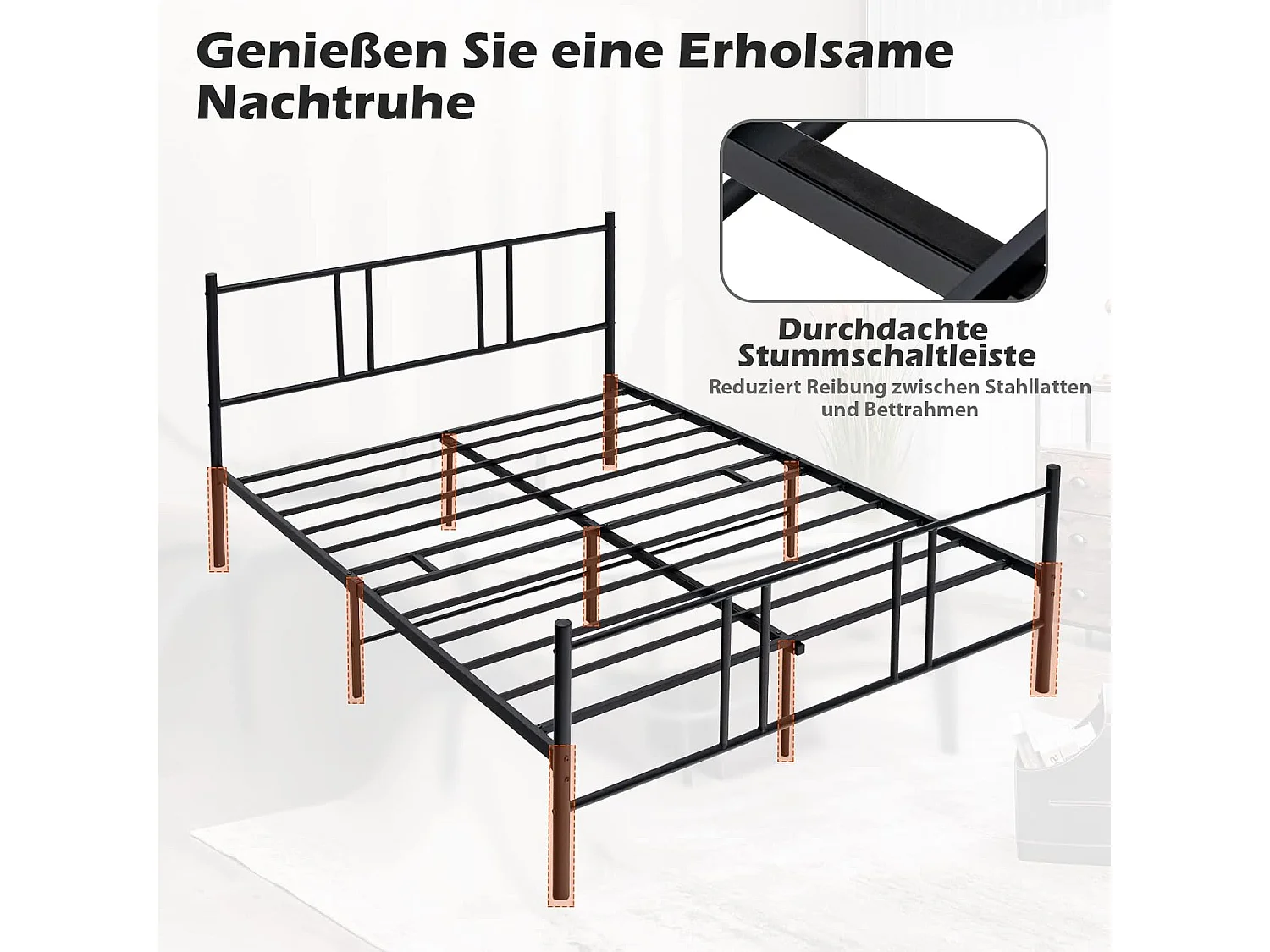 Metallbett Bettrahmen