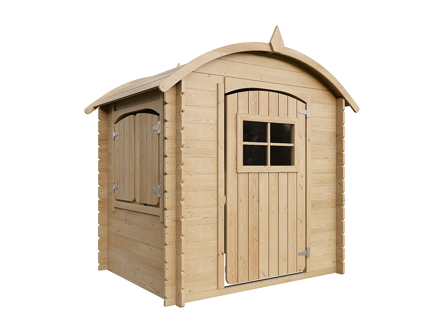 Cabana exterior para crianças sem chão - 1.1m² / 146x112xH145 cm - M505-1