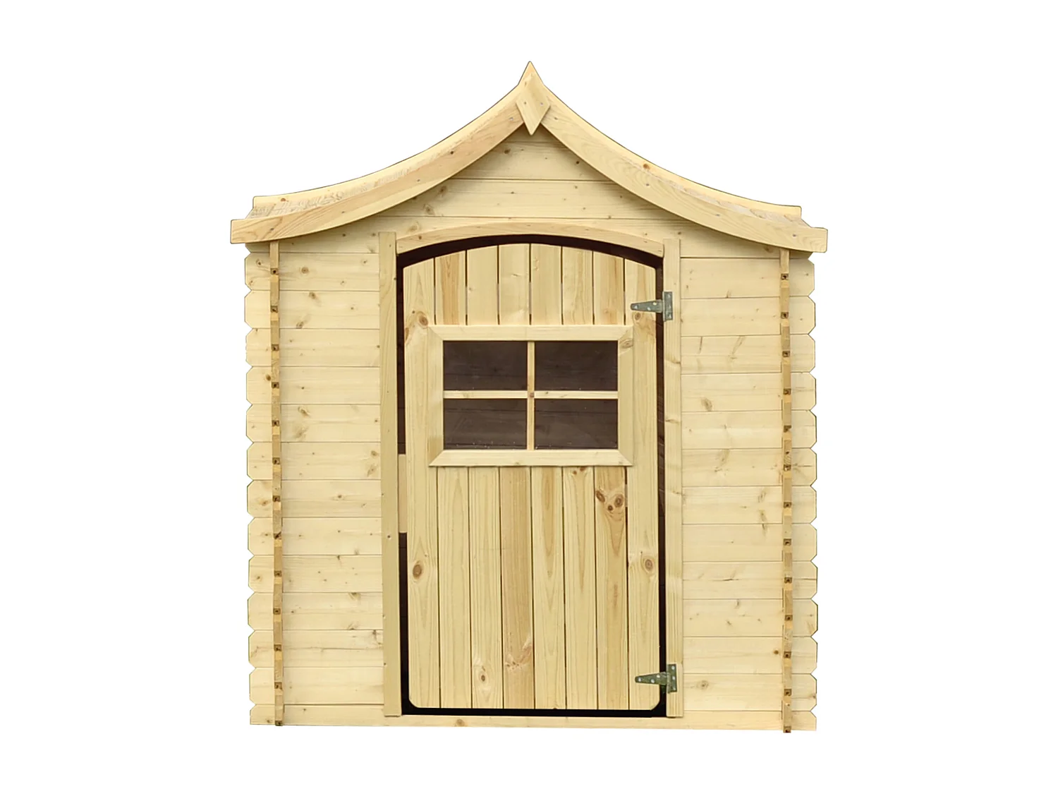 Houten huis voor kinderen zonder vloer - 1.1m² / 146x112xH152 cm - M550-1
