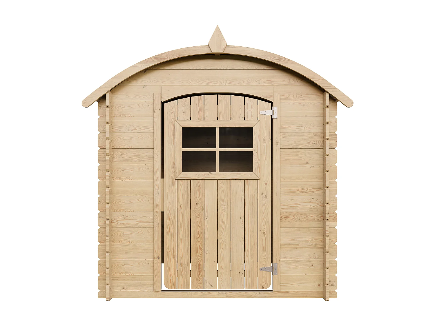 Maison en bois pour enfants avec plancher - 112x146xH145cm/1.1m2 - M505