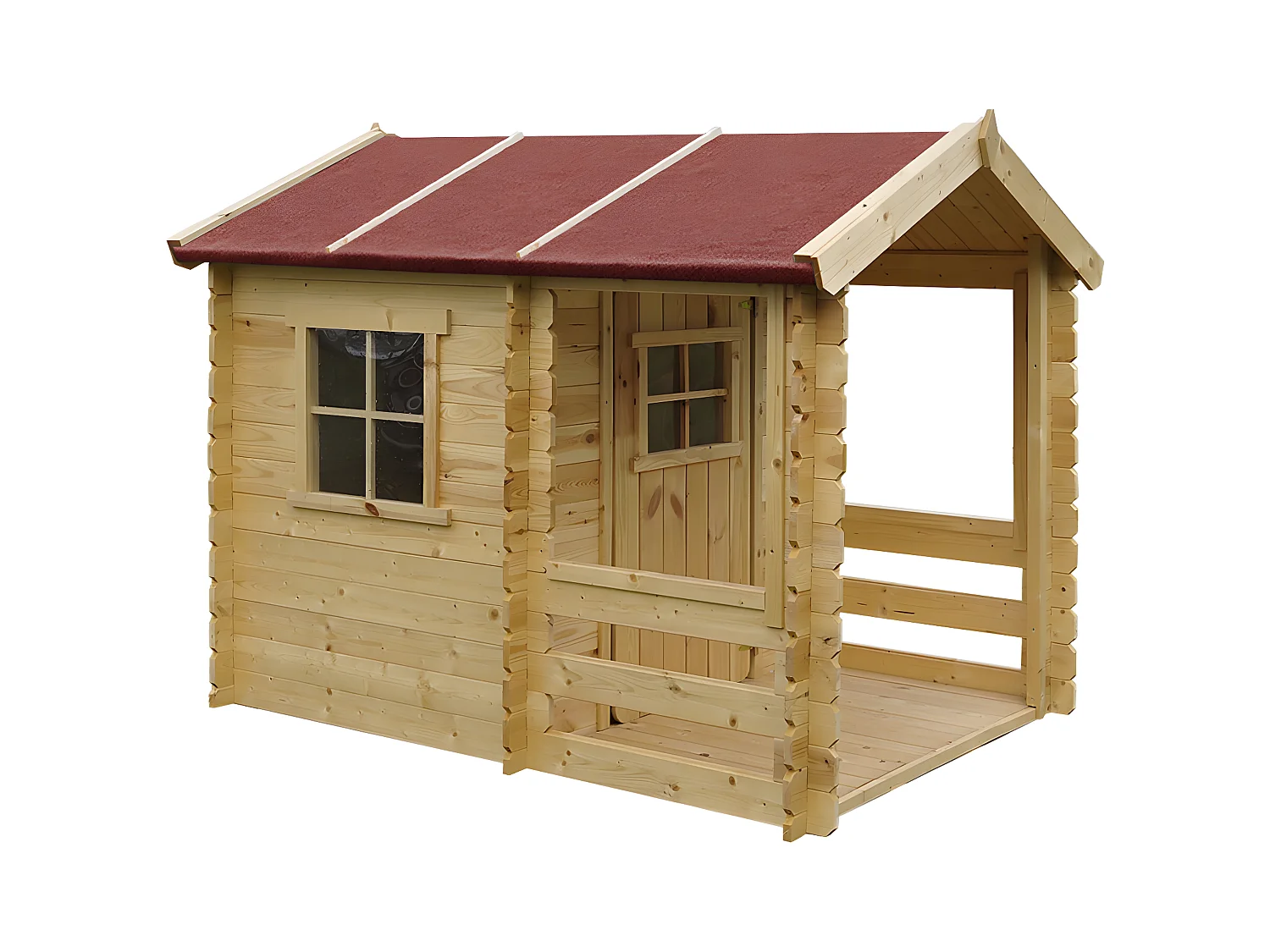 Maison en bois pour enfants - 182x146xH145cm/1.1m2 - M501A