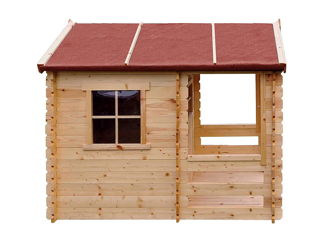 Casetta legno per bambini - L182xL146xA145 cm / 1.1m² - M501A