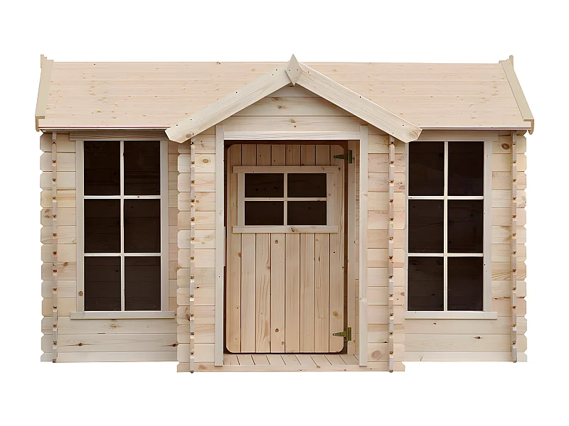 Timbela - Houten speelhuis voor kinderen- M520 - 2,63m2 / 241x187xH151cm