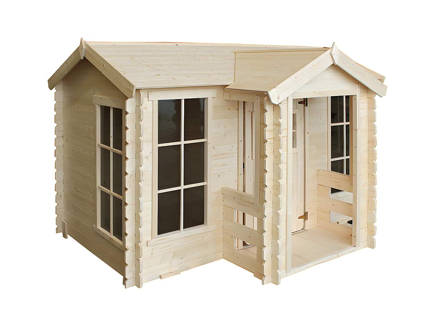 Casa de madera para niños - L187xL241xA151cm/ 2.63m2  - TIMBELA M520