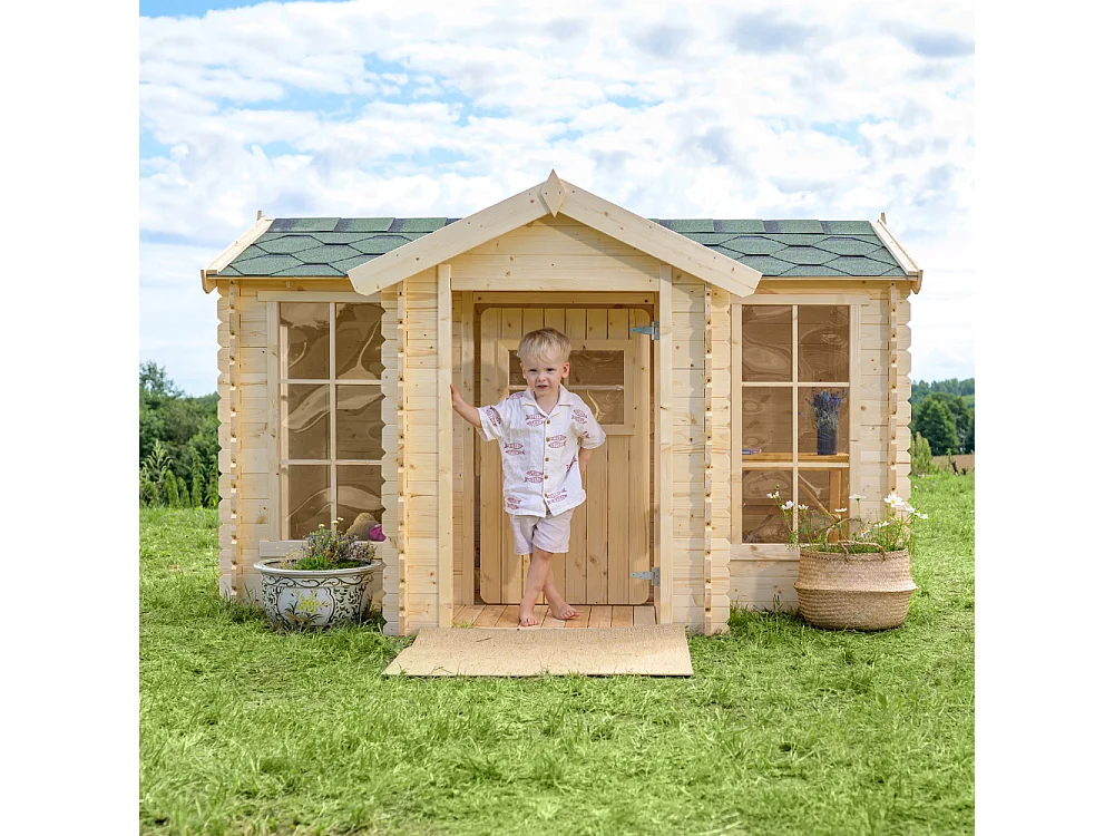 Casa de madera para niños - L187xL241xA151 cm/ 2.63 m² - M520