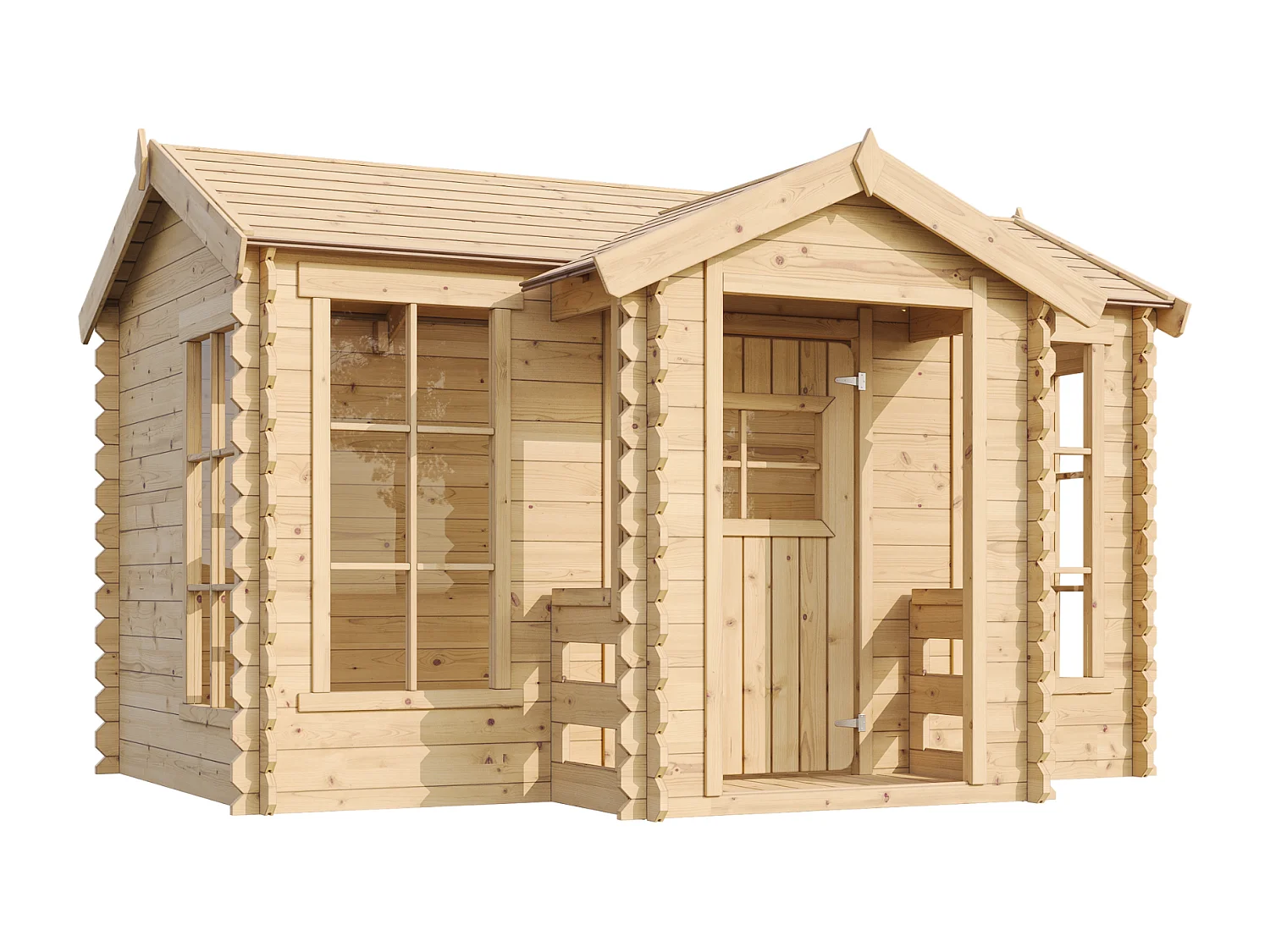 Maison en bois pour enfants -  241x187xH151cm/2.63m2 - M520