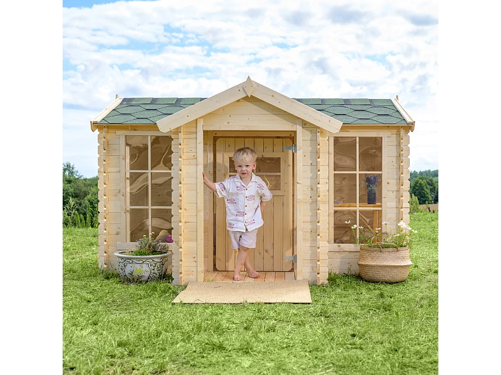 Maison en bois pour enfants -  241x187xH151cm/2.63m2 - M520