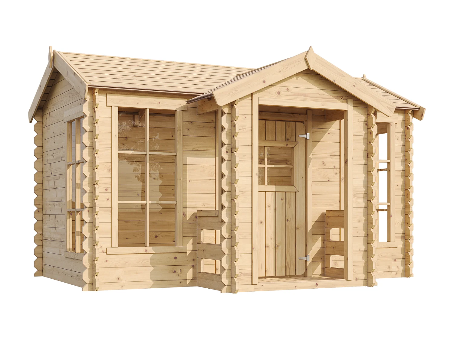 Maison en bois pour enfants -  241x187xH151cm/2.63m2 - M520