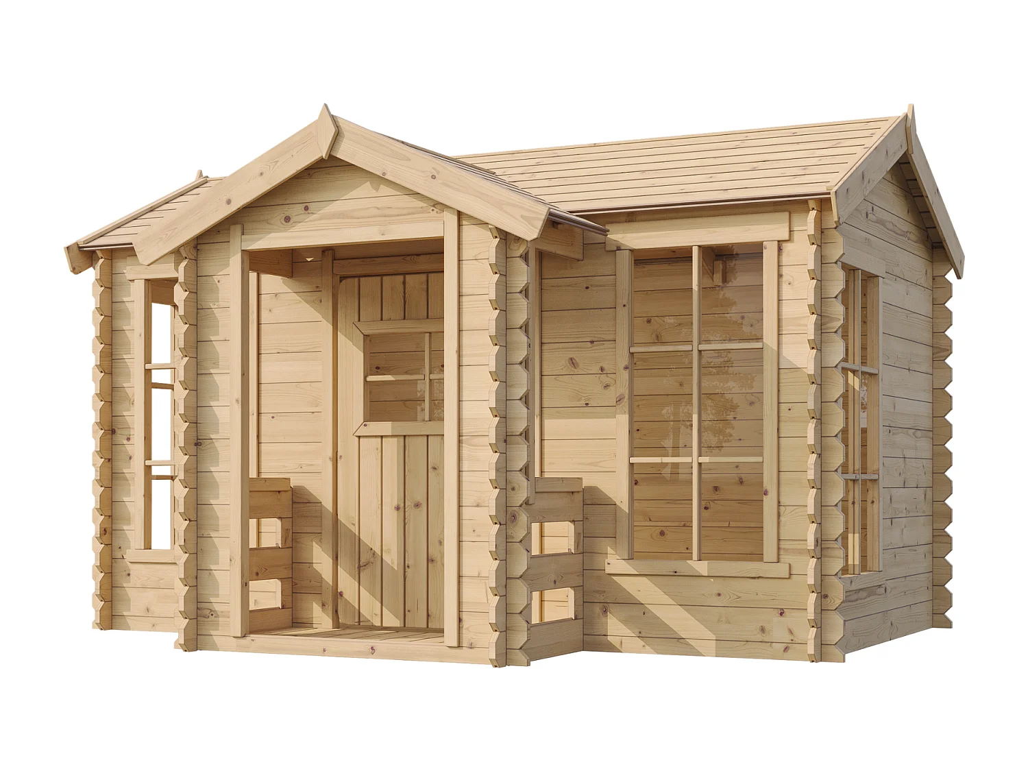 Maison en bois pour enfants -  241x187xH151cm/2.63m2 - M520