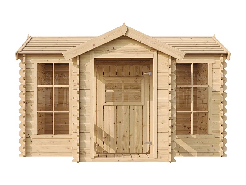 Kinderspielhaus aus holz - B241xT178xH151 cm / 2.63m² - M520