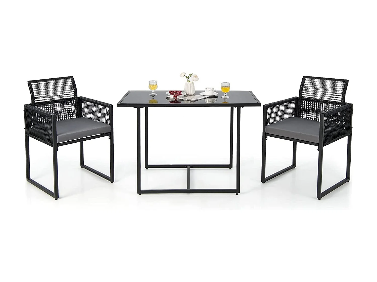 Gartenmöbel-Set Rattan (3er Set)