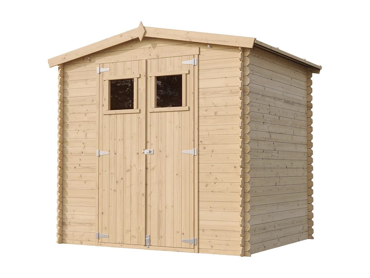 Galpão de madeira 4,33 m² - H218 x 236 x 226 cm - TIMBELA M369+M369G