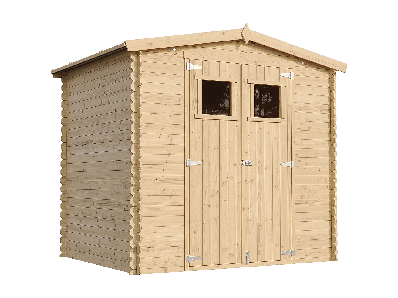 Abri de jardin en bois avec plancher LP ProStruct - 226x236xH224 cm / 4.33 m² - M369+M369G