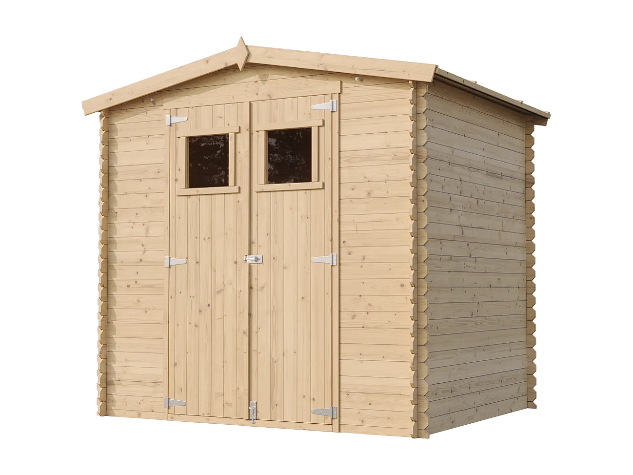 Abri de jardin en bois avec plancher LP ProStruct - 226x236xH224 cm / 4.33 m² - M369+M369G