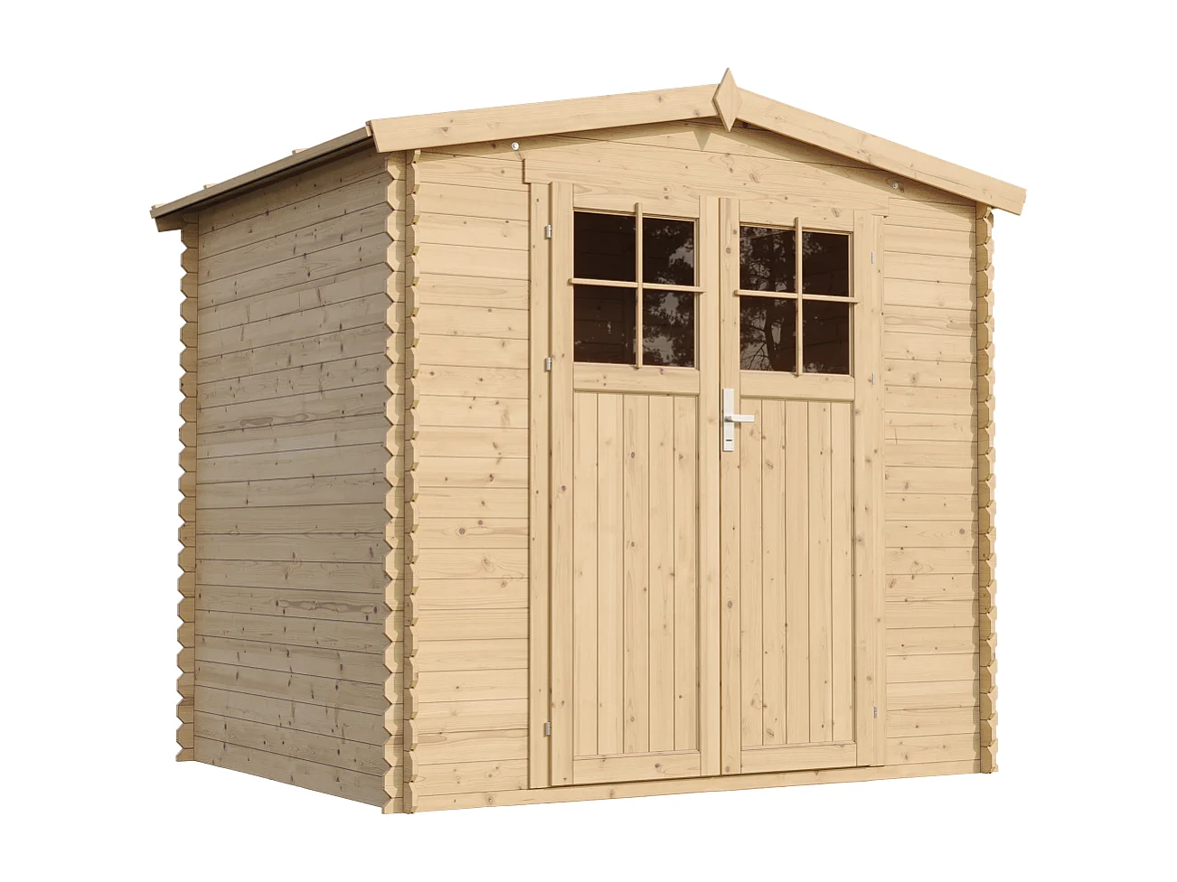 Casetta da giardino in legno per esterni - L236xL226xA218 cm / 4.33 m² - M369F