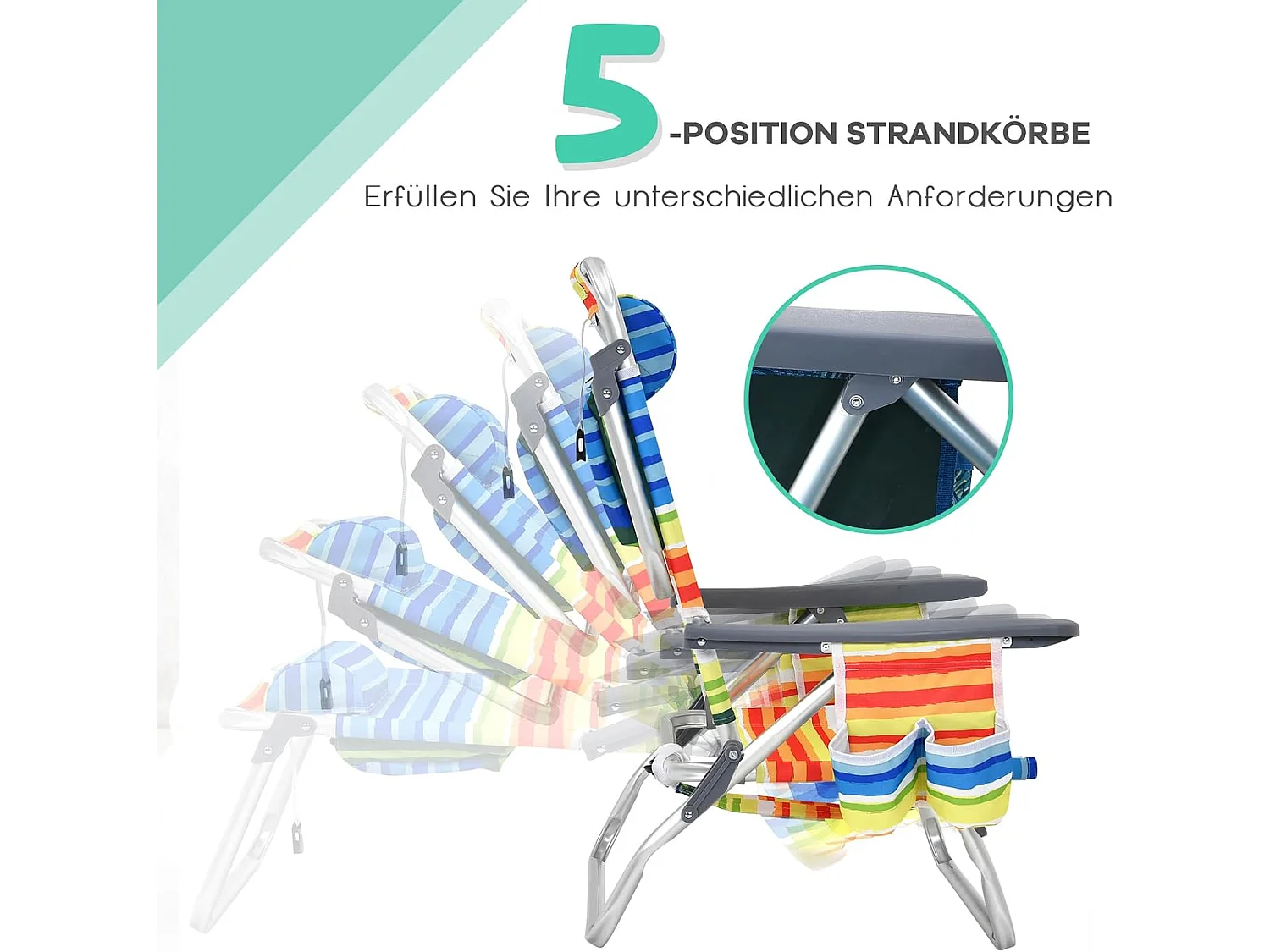 Strandkorb-Set ZB32242 (3-teilig)