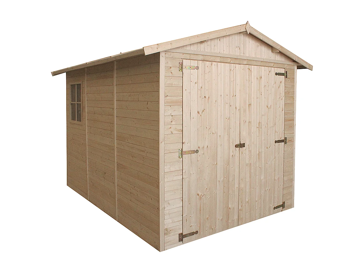 Garage in legno naturale - A222x320x244 cm / 6 m² - M105