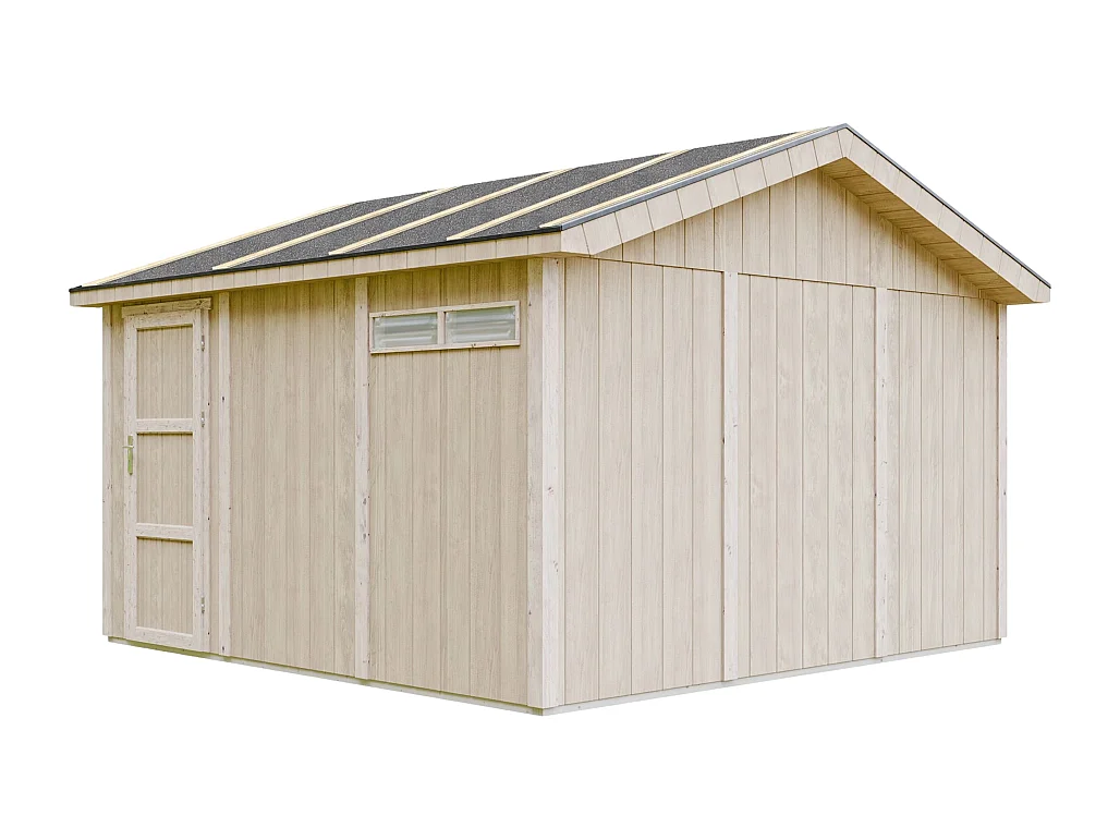 Garage qualité premium - 13 m² - L378xl412 cm - M990B