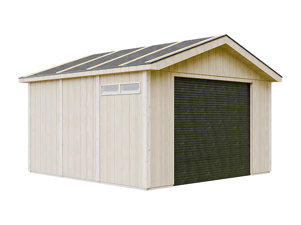 Garage premium qualität - 13 m² / L378xB412 cm - M990B