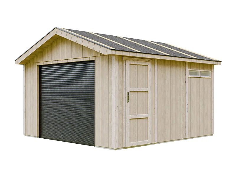 Garage qualité premium - 13 m² - L378xl412 cm - M990B