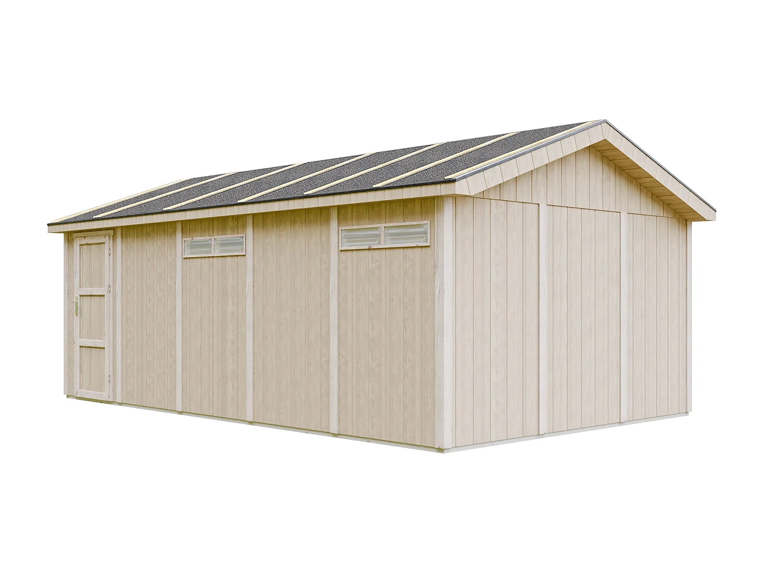 Garage Qualité Premium 21 m²- L378xl648 cm- Timbela M992B