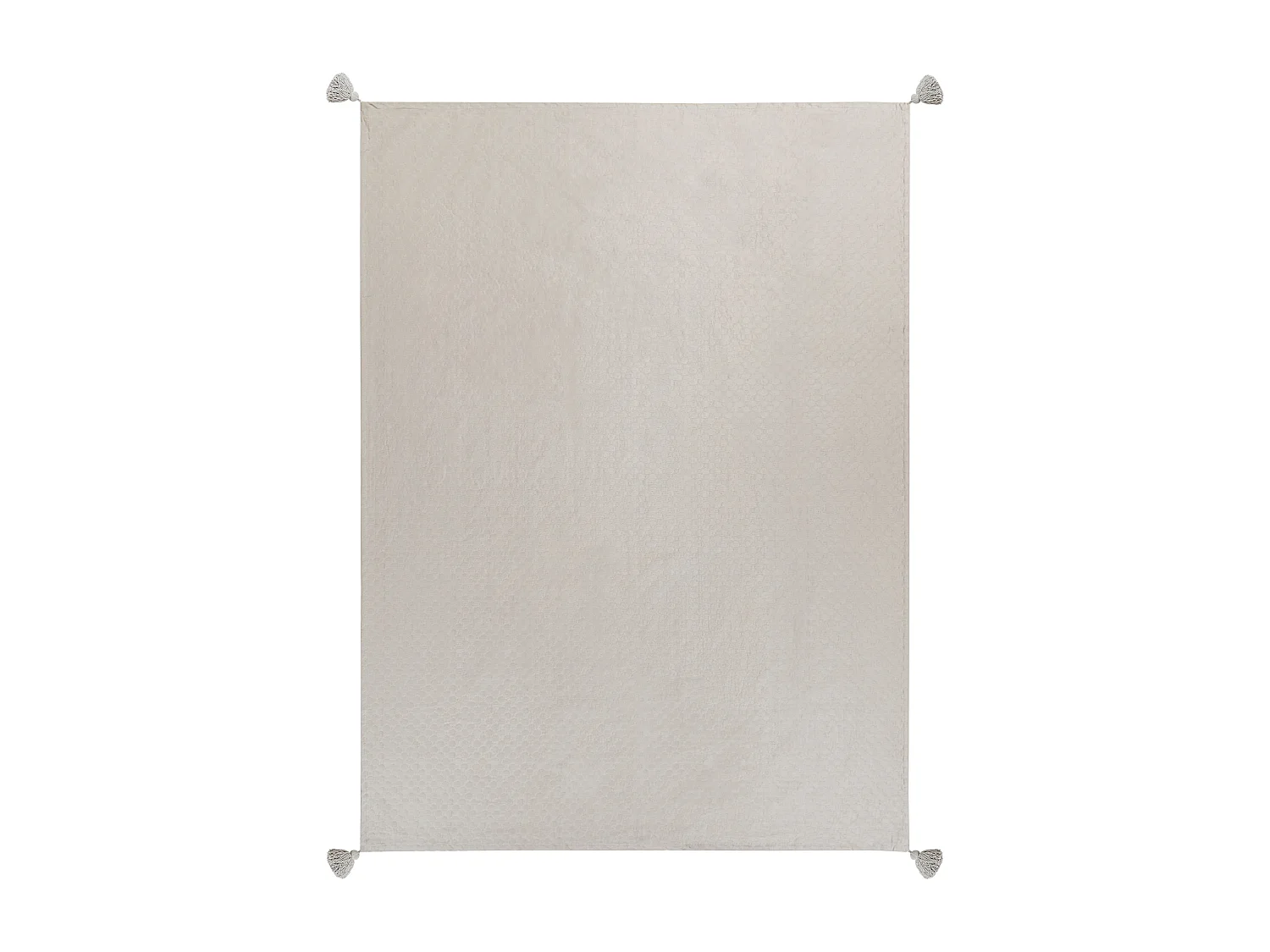 Couvre-lits LINDULA Coton 150 x 200 cm Taupe
