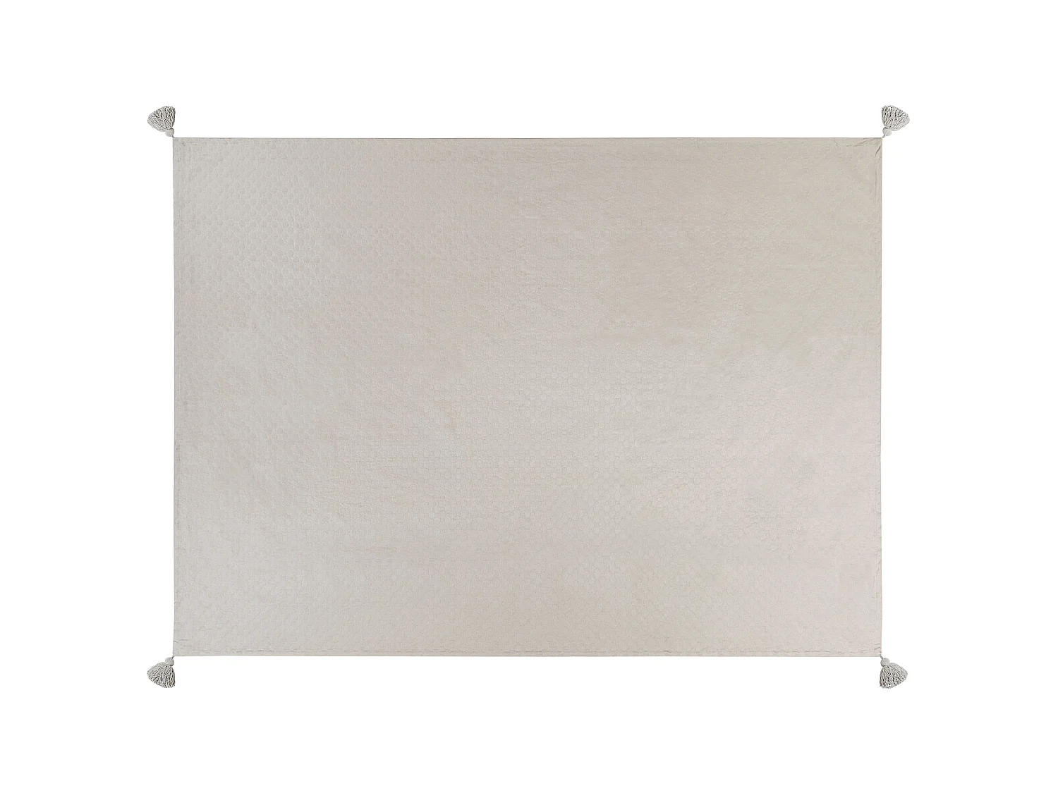 Couvre-lits LINDULA Coton 150 x 200 cm Taupe