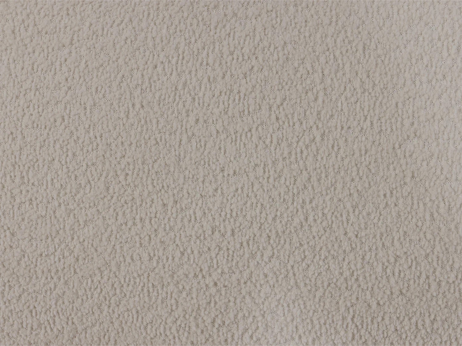 Canapé 3 places convertible en tissu bouclette beige ISSORO II