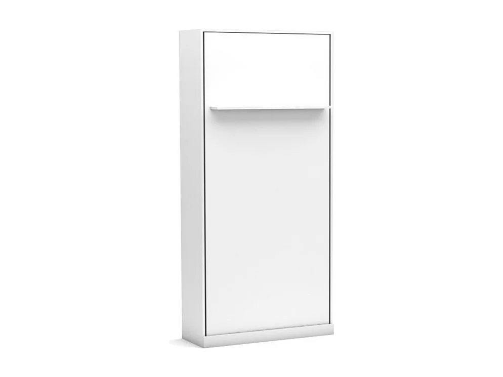 Lit escamotable verticaux blanc 221x104x38cm