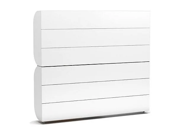 Letto a castello pieghevole bianco 90x200/90x200cm