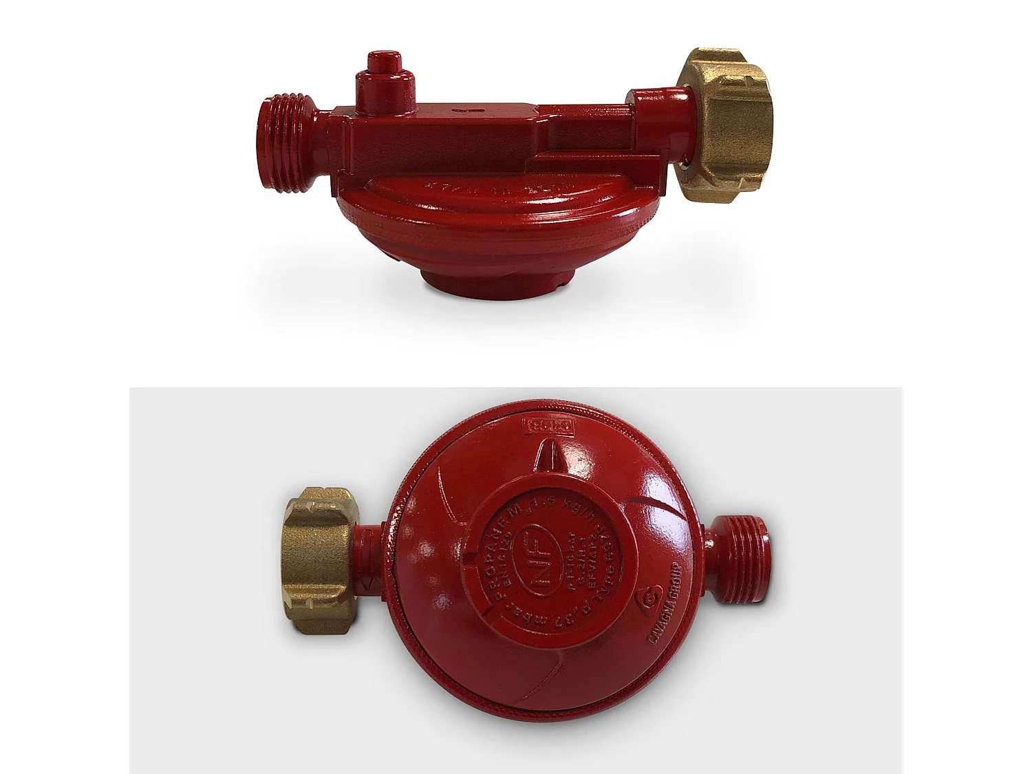 Kit Tuyau flexible de gaz 1.5 m à embouts mécaniques + Détendeur Propane 37mbar 1.5kg/h – Normes NF